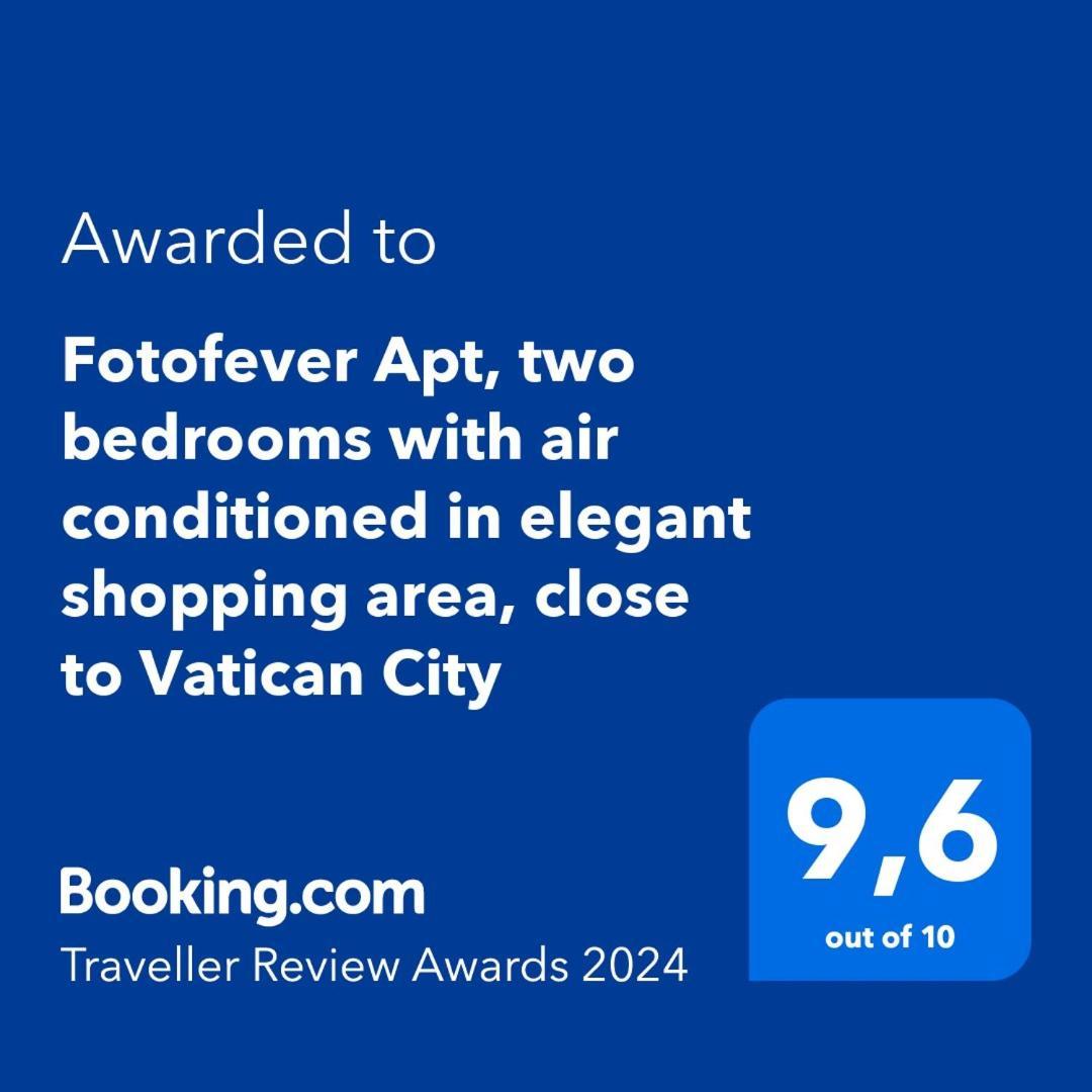 Fotofever Apt, Two Bedrooms With Air Conditioned In Elegant Shopping Area, Close To Vatican City Rome Extérieur photo